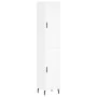 Aparador alto madera contrachapada blanco 34,5x34x180 cm de , Aparadores - Ref: Foro24-3198801, Precio: 111,72 €, Descuento: %