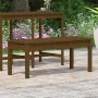 Gartenbank aus massivem Kiefernholz, honigbraun, 109 x 44 x 45 cm von vidaXL, Gartenbänke - Ref: Foro24-824007, Preis: 52,88 ...