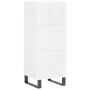 Aparador alto madera contrachapada blanco 34,5x34x180 cm by , Sideboards - Ref: Foro24-3200345, Price: 93,46 €, Discount: %