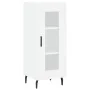 Aparador alto madera contrachapada blanco 34,5x34x180 cm by , Sideboards - Ref: Foro24-3200401, Price: 103,29 €, Discount: %