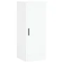 Aparador alto madera contrachapada blanco 34,5x34x180 cm by , Sideboards - Ref: Foro24-3200401, Price: 103,29 €, Discount: %