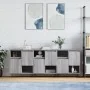 Aparadores 3 uds madera contrachapada gris Sonoma de , Aparadores - Ref: Foro24-3190155, Precio: 169,56 €, Descuento: %