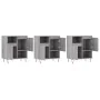 Aparadores 3 uds madera contrachapada gris Sonoma de , Aparadores - Ref: Foro24-3190155, Precio: 169,56 €, Descuento: %