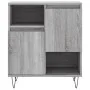 Aparadores 3 uds madera contrachapada gris Sonoma de , Aparadores - Ref: Foro24-3190155, Precio: 169,56 €, Descuento: %