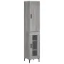 Aparador alto madera contrachapada gris Sonoma 34,5x34x180 cm de , Aparadores - Ref: Foro24-3199047, Precio: 100,81 €, Descue...
