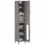 Aparador alto madera contrachapada gris Sonoma 34,5x34x180 cm de , Aparadores - Ref: Foro24-3199047, Precio: 100,81 €, Descue...