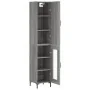 Aparador alto madera contrachapada gris Sonoma 34,5x34x180 cm de , Aparadores - Ref: Foro24-3199047, Precio: 100,81 €, Descue...