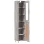 Aparador alto madera contrachapada gris Sonoma 34,5x34x180 cm by , Sideboards - Ref: Foro24-3199487, Price: 106,09 €, Discoun...