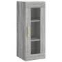 Aparador alto madera contrachapada gris Sonoma 34,5x34x180 cm by , Sideboards - Ref: Foro24-3199487, Price: 106,09 €, Discoun...