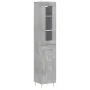 Aparador de madera contrachapada gris hormigón 34,5x34x180 cm von , Sideboards - Ref: Foro24-3199485, Preis: 100,61 €, Rabatt: %