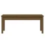 Gartenbank aus massivem Kiefernholz, honigbraun, 109 x 44 x 45 cm von vidaXL, Gartenbänke - Ref: Foro24-824007, Preis: 52,88 ...
