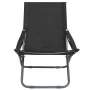 Sillas de playa plegables 2 unidades tela negro de , Sillas de jardín - Ref: Foro24-47903, Precio: 122,74 €, Descuento: %