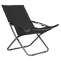 Sillas de playa plegables 2 unidades tela negro de , Sillas de jardín - Ref: Foro24-47903, Precio: 122,74 €, Descuento: %