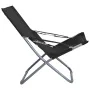 Sillas de playa plegables 2 unidades tela negro de , Sillas de jardín - Ref: Foro24-47903, Precio: 122,74 €, Descuento: %