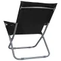 Sillas de playa plegables 2 unidades tela negro de , Sillas de jardín - Ref: Foro24-47903, Precio: 122,74 €, Descuento: %