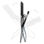 Sillas de playa plegables 2 unidades tela negro de , Sillas de jardín - Ref: Foro24-47903, Precio: 122,74 €, Descuento: %