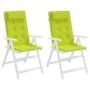 Cojines de silla respaldo alto 2 uds tela Oxford verde brillo von , Kissen für Stühle und Sofas - Ref: Foro24-361907, Preis: ...