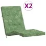 Cojines para tumbona 2 uds tela Oxford estampado de hojas von , Kissen für Stühle und Sofas - Ref: Foro24-362003, Preis: 50,3...