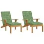 Cojines para tumbona 2 uds tela Oxford estampado de hojas von , Kissen für Stühle und Sofas - Ref: Foro24-362003, Preis: 50,3...