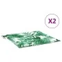 Cojines de silla 2 uds tela estampado de hojas 50x50x3 cm by , Cushions for chairs and sofas - Ref: Foro24-361068, Price: 24,...