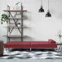 Sofá cama con portavasos cuero sintético rojo tinto by , Sofas - Ref: Foro24-351930, Price: 298,29 €, Discount: %