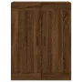 Aparador alto madera contrachapada marrón roble 69,5x34x180 cm by , Sideboards - Ref: Foro24-3199832, Price: 164,56 €, Discou...