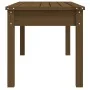 Gartenbank aus massivem Kiefernholz, honigbraun, 109 x 44 x 45 cm von vidaXL, Gartenbänke - Ref: Foro24-824007, Preis: 52,88 ...