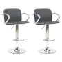 Taburetes de cocina 2 unidades cuero sintético gris von , Küchenhocker - Ref: Foro24-324705, Preis: 110,24 €, Rabatt: %