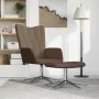 Sillón de relax con reposapiés tela marrón by , Armchairs - Ref: Foro24-327603, Price: 105,10 €, Discount: %
