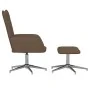 Sillón de relax con reposapiés tela marrón by , Armchairs - Ref: Foro24-327603, Price: 105,10 €, Discount: %