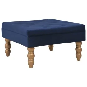 Taburete de terciopelo azul marino 60x60x36 cm von , Küchenhocker - Ref: Foro24-329928, Preis: 65,03 €, Rabatt: %