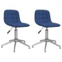 Sillas de comedor giratorias 2 unidades tela azul von , Essstühle - Ref: Foro24-334055, Preis: 95,95 €, Rabatt: %
