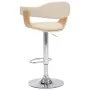 Taburetes de cocina 2 uds madera curvada cuero sintético crema von , Küchenhocker - Ref: Foro24-283116, Preis: 279,84 €, Raba...