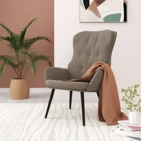 Silla de relajación de terciopelo gris claro von , Sessel - Ref: Foro24-341229, Preis: 107,27 €, Rabatt: %