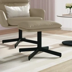Reposapiés de cuero sintético color capuchino 60x60x36 cm by , Ottomans - Ref: Foro24-341643, Price: 47,66 €, Discount: %