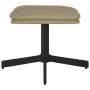 Reposapiés de cuero sintético color capuchino 60x60x36 cm by , Ottomans - Ref: Foro24-341643, Price: 47,66 €, Discount: %