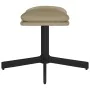 Reposapiés de cuero sintético color capuchino 60x60x36 cm by , Ottomans - Ref: Foro24-341643, Price: 47,66 €, Discount: %