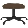 Reposapiés de tela marrón 60x60x36 cm by , Ottomans - Ref: Foro24-341570, Price: 38,53 €, Discount: %