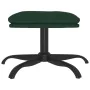 Reposapiés de tela verde oscuro 60x60x36 cm by , Ottomans - Ref: Foro24-341572, Price: 38,53 €, Discount: %