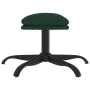 Reposapiés de tela verde oscuro 60x60x36 cm by , Ottomans - Ref: Foro24-341572, Price: 38,53 €, Discount: %