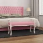 Banco de terciopelo rosa 110x45x60 cm von , Banken - Ref: Foro24-344441, Preis: 134,98 €, Rabatt: %
