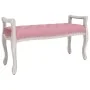 Banco de terciopelo rosa 110x45x60 cm von , Banken - Ref: Foro24-344441, Preis: 134,98 €, Rabatt: %