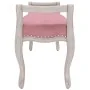 Banco de terciopelo rosa 110x45x60 cm von , Banken - Ref: Foro24-344441, Preis: 134,98 €, Rabatt: %