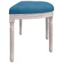 Banco de terciopelo azul 110,5x45x49 cm de , Bancos - Ref: Foro24-344417, Precio: 81,55 €, Descuento: %