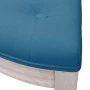 Banco de terciopelo azul 110,5x45x49 cm de , Bancos - Ref: Foro24-344417, Precio: 81,55 €, Descuento: %