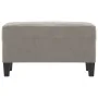 Banco de terciopelo gris claro 70x35x41 cm by , Banks - Ref: Foro24-349397, Price: 44,26 €, Discount: %
