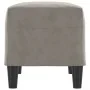 Banco de terciopelo gris claro 70x35x41 cm by , Banks - Ref: Foro24-349397, Price: 44,26 €, Discount: %