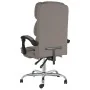 Silla de oficina reclinable de tela gris taupé von , Bürostühle - Ref: Foro24-349625, Preis: 121,82 €, Rabatt: %