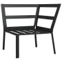 Silla de jardín acero con cojines gris 76x76x79 cm de , Sofás modulares de exterior - Ref: Foro24-362718, Precio: 168,37 €, D...