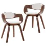 Sillas de comedor 2 unidades madera curvada y cuero sintético von , Essstühle - Ref: Foro24-287386, Preis: 310,16 €, Rabatt: %